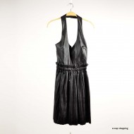 Broken leather dress