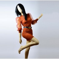 Italian stretch fabric dress