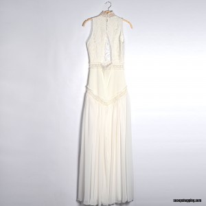 A long white dress