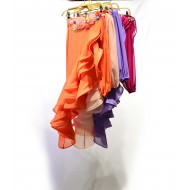 3-piece summer ruffle skirt set