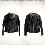 Chinos leather jacket