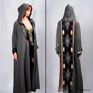 A soft jacket abaya